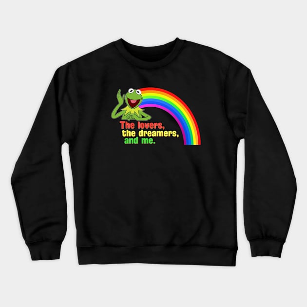 Rainbow Lovers Crewneck Sweatshirt by EarB&B Disney Podcast